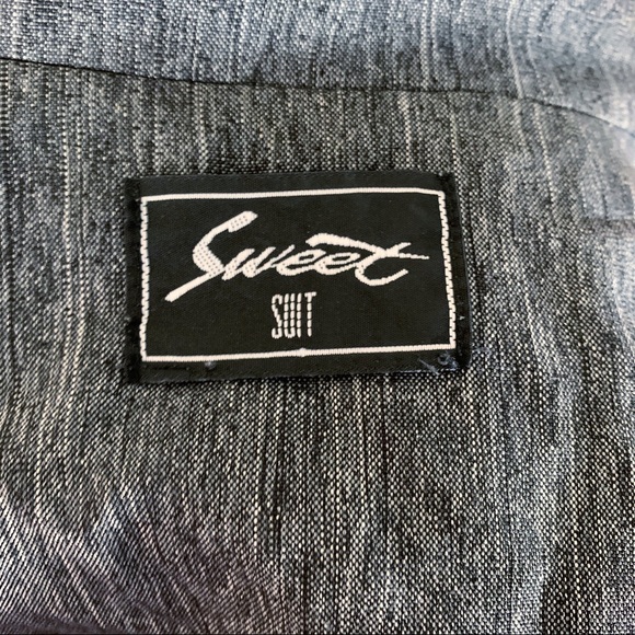 🎀 Sweet Suit Gray Tailored Fitted Blazer- M - Picture 9 of 9